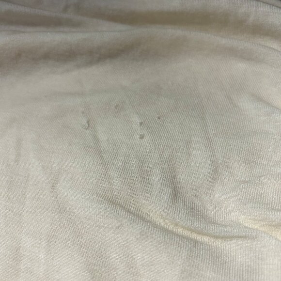 Womens Agolde Cream Ruched Ester Twist Sleeveless Tank Top M - Picture 10 of 13